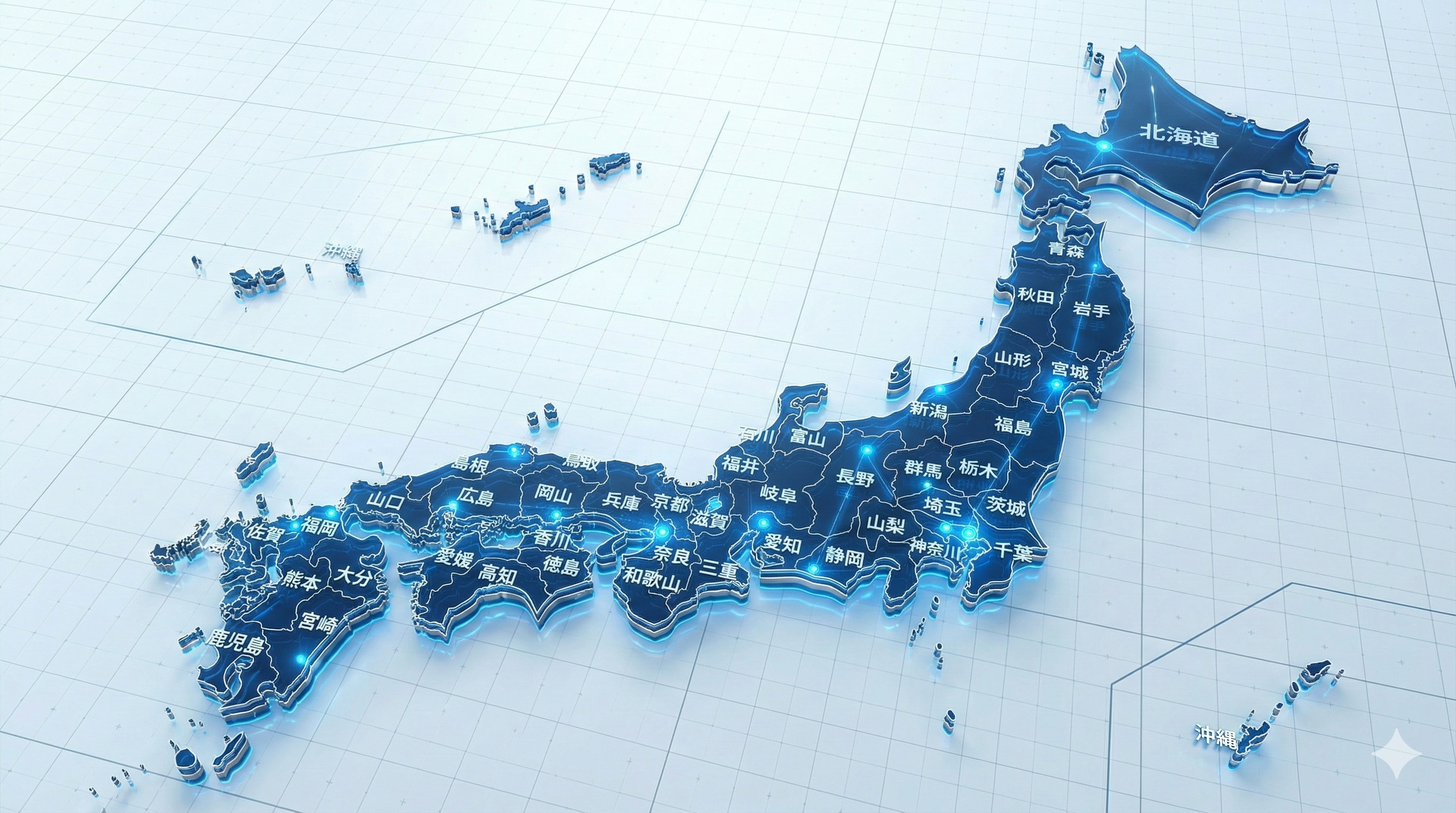 日本地図のイメージ